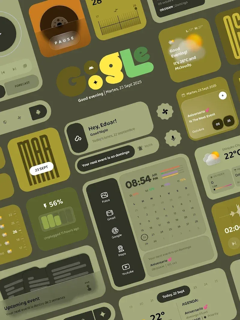 Aether Widgets KWGT screenshot 5