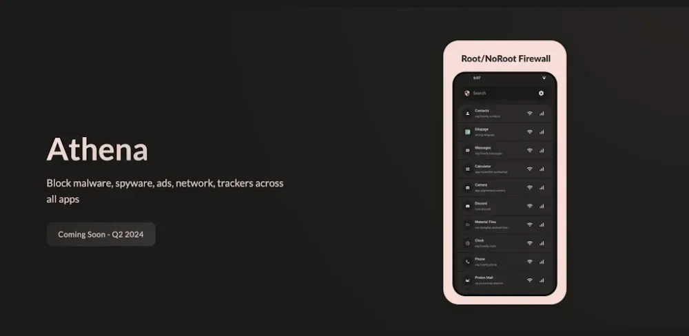 Athena: Firewall & Adblocker screenshot 1