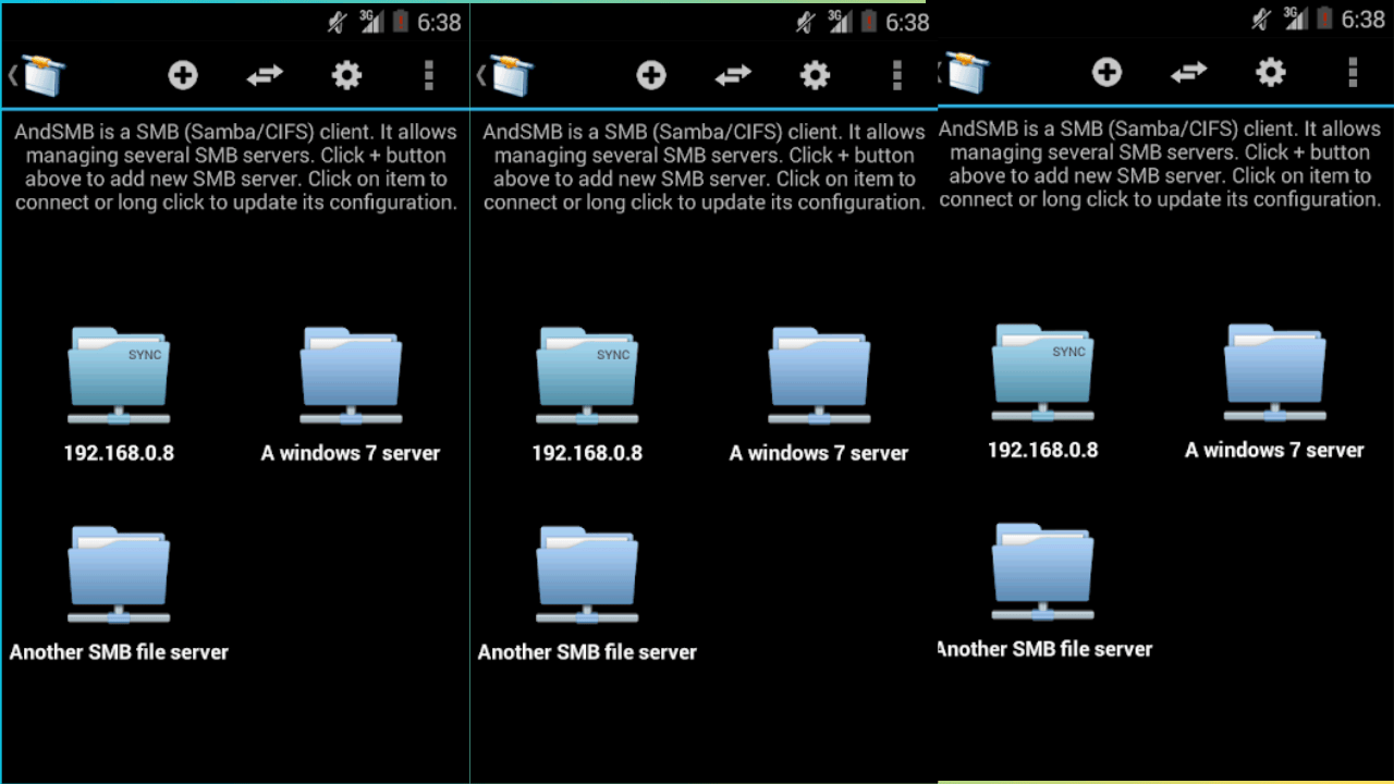 AndSMB File Manager screenshot 1