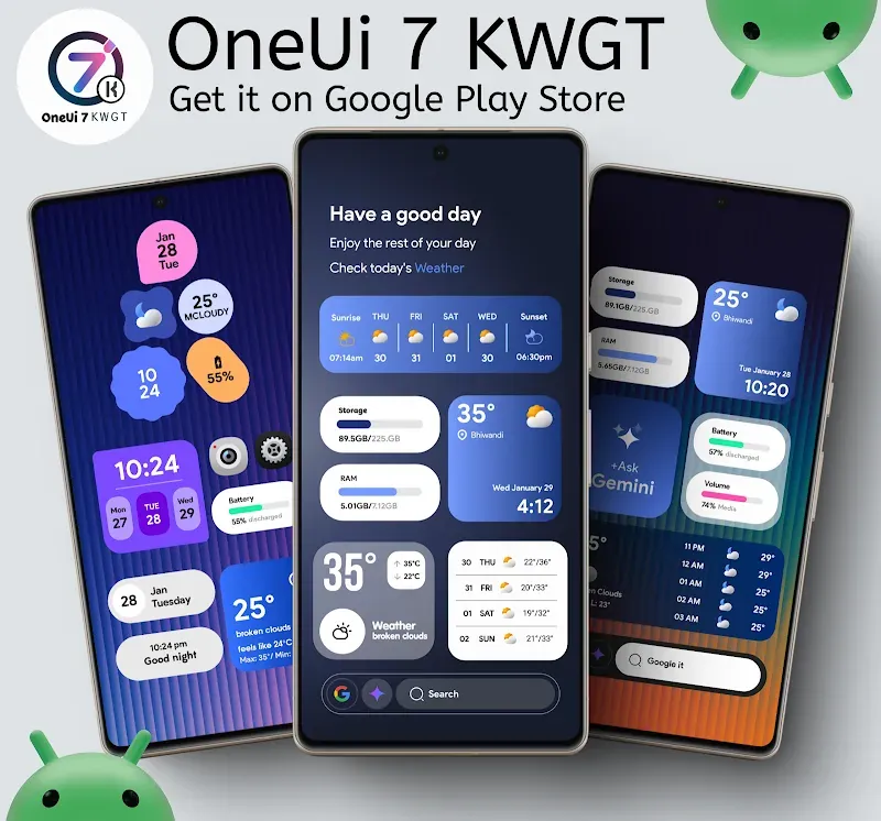 OneUi 7 KWGT screenshot 2