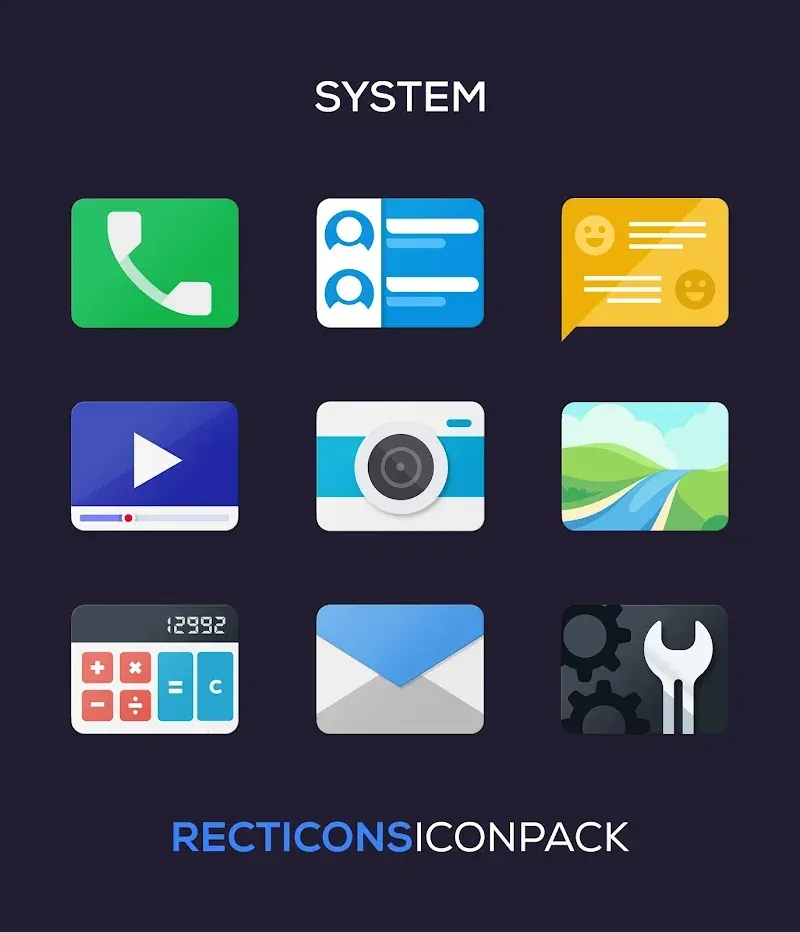 Recticons - Icon Pack screenshot 2