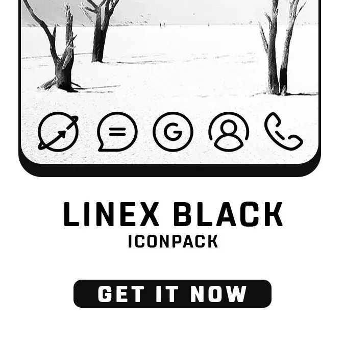 LineX Black Icon Pack screenshot 6