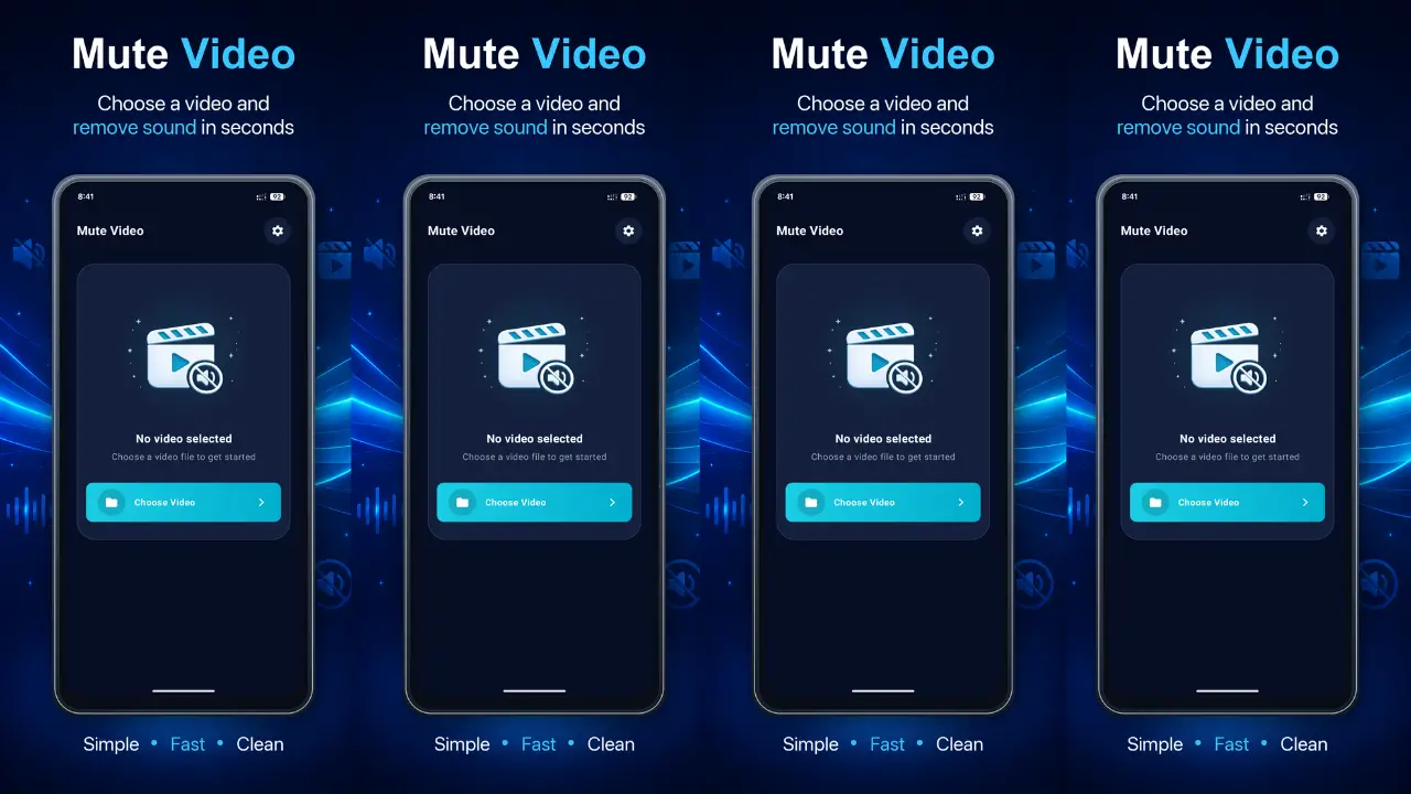 Mute Video Remove Audio screenshot 1
