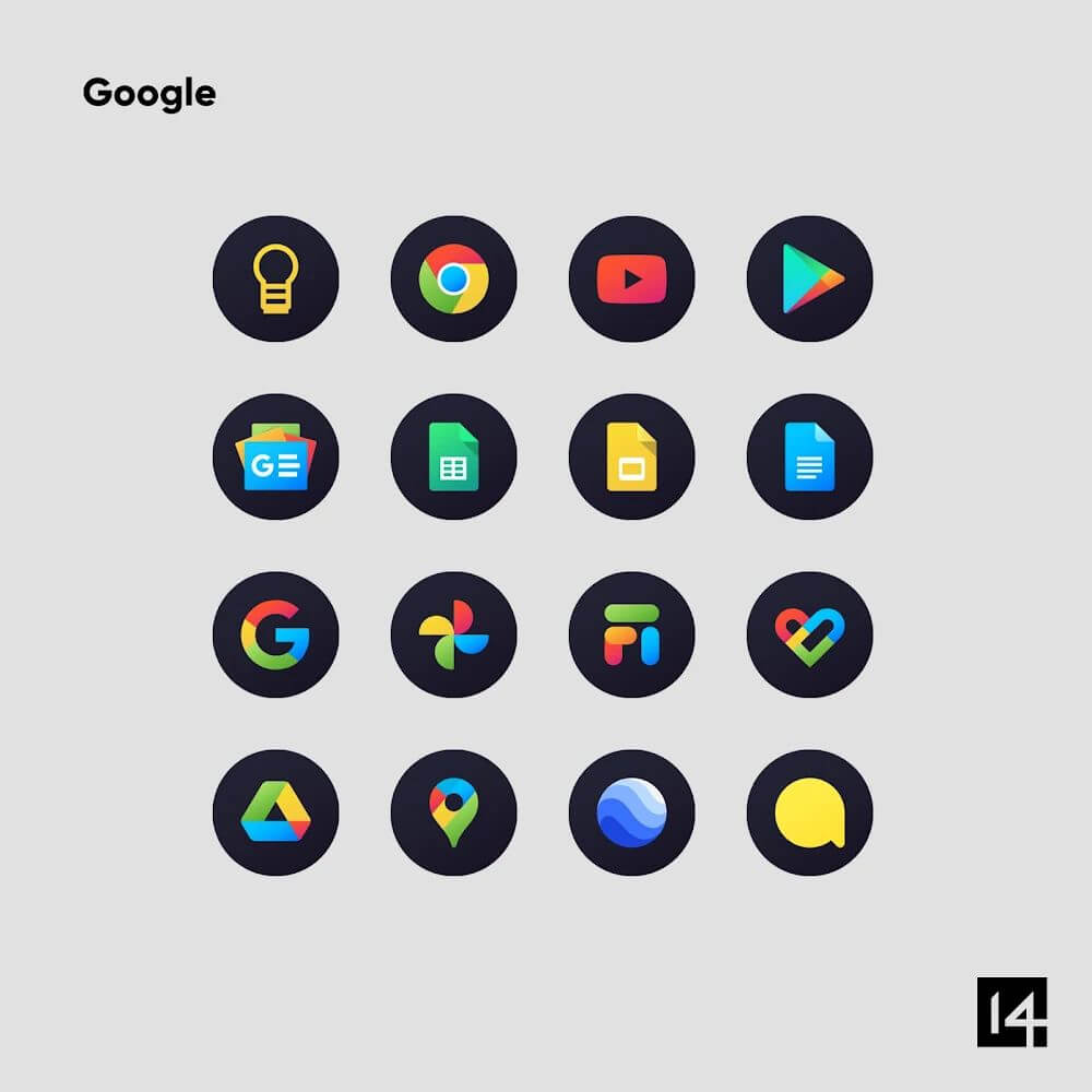 Hera Dark: Circle Icon Pack screenshot 7