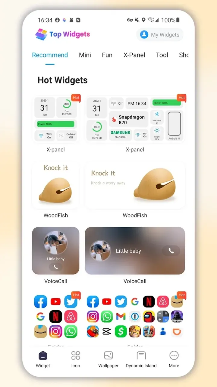 Top Widgets screenshot 5