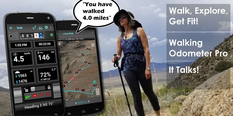 Walking Odometer Pro screenshot 2