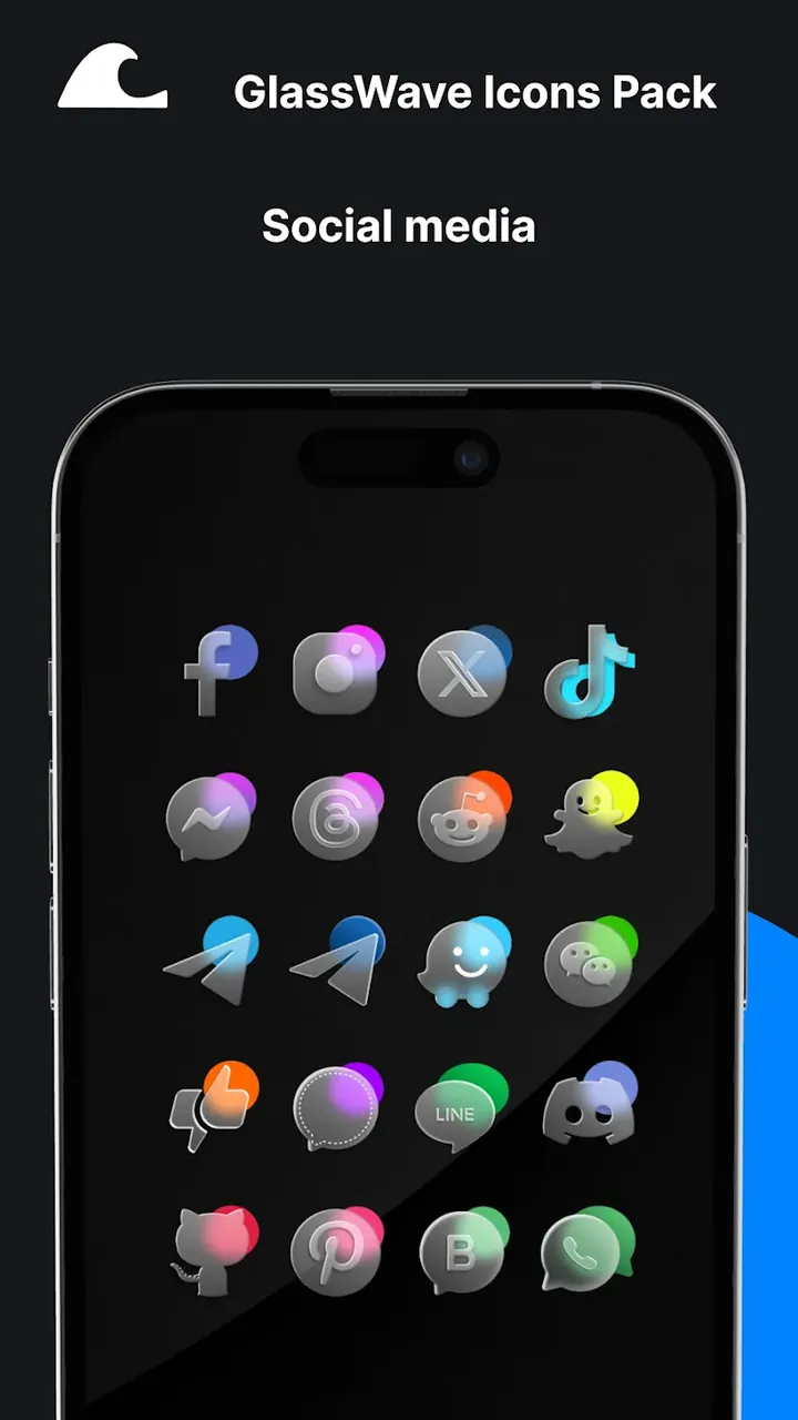 GlassWave Icons Pack screenshot 5