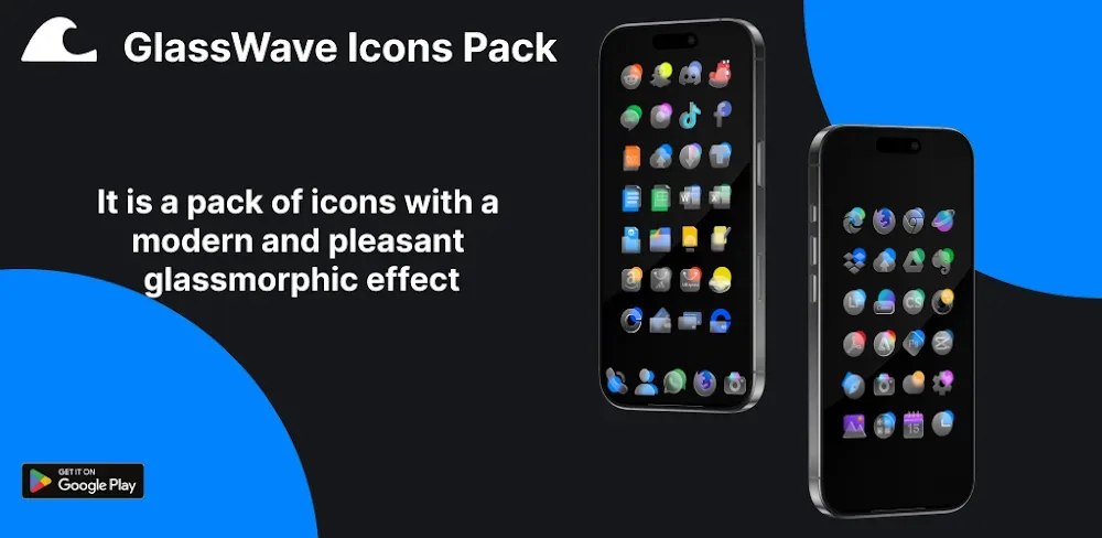 GlassWave Icons Pack screenshot 1