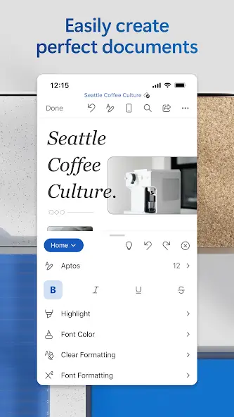 Microsoft Word: Edit Documents screenshot 2