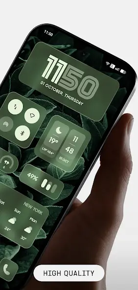 Liquid Glass Widgets: Blur screenshot 5