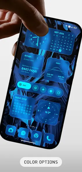 Liquid Glass Widgets: Blur screenshot 4