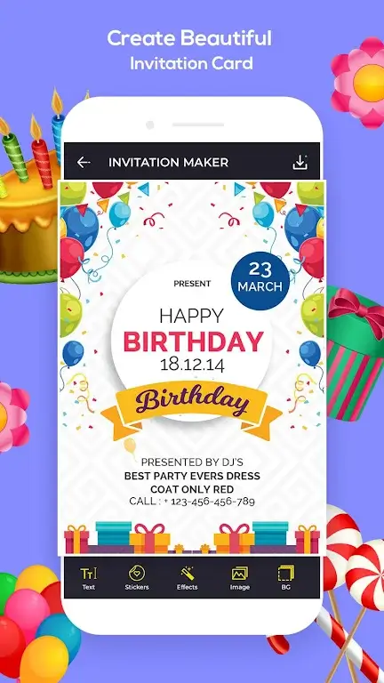 Invitation Card Maker screenshot 2