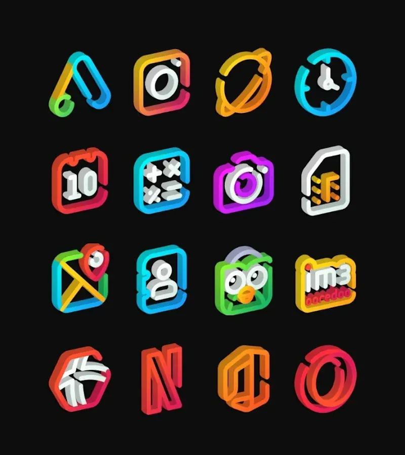 LineS 3D - Icon Pack screenshot 3