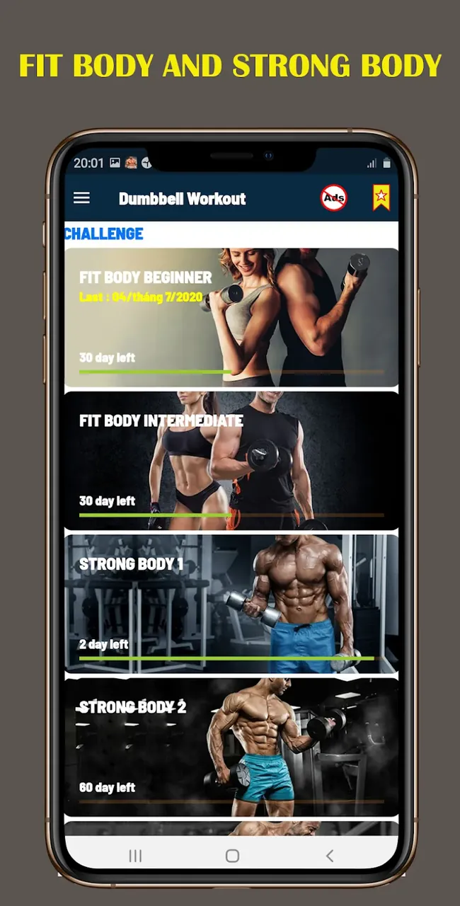 Dumbbell Home - Gym Workout screenshot 3