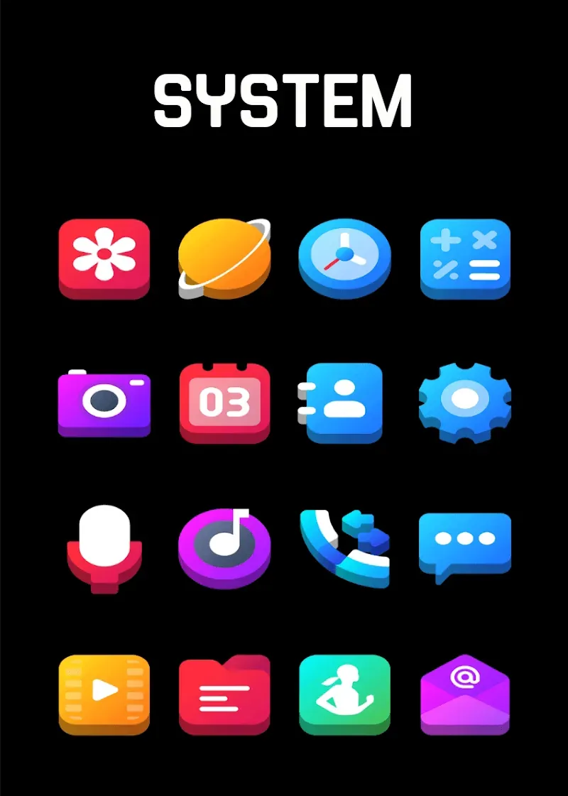 Pills 3D - Icon Pack screenshot 3