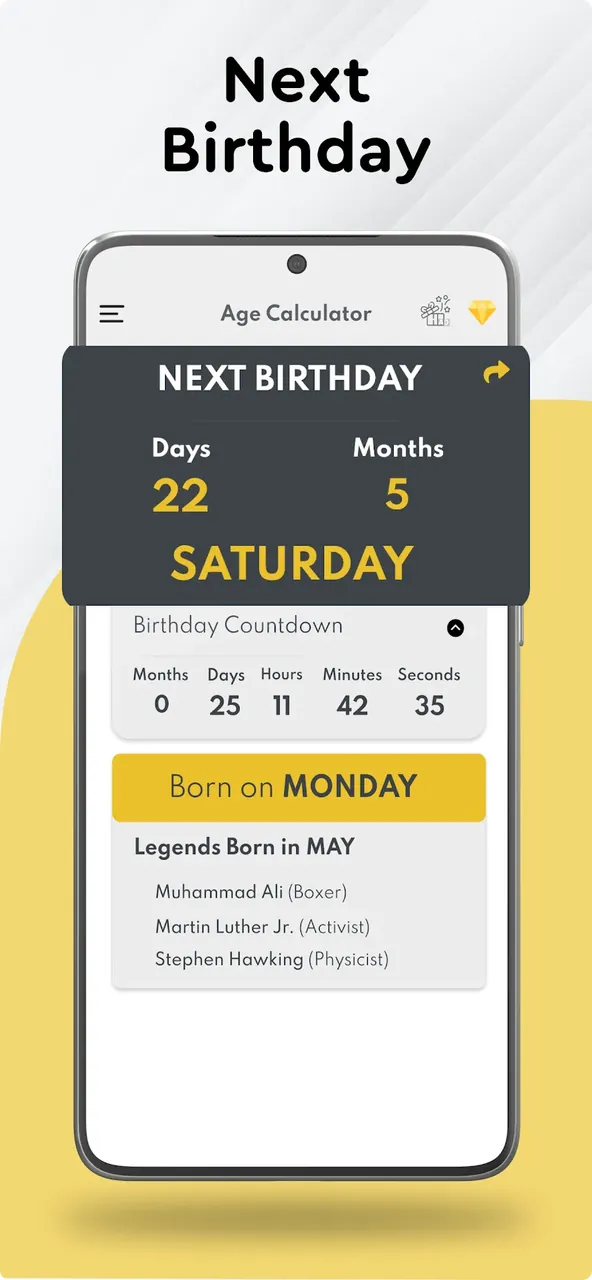 Age Calculator - Date of Birth Screenshot 4