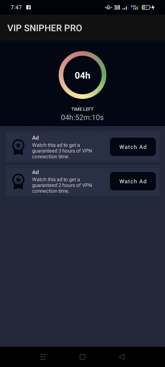 VIP Snipher Pro - Tunneling screenshot 2