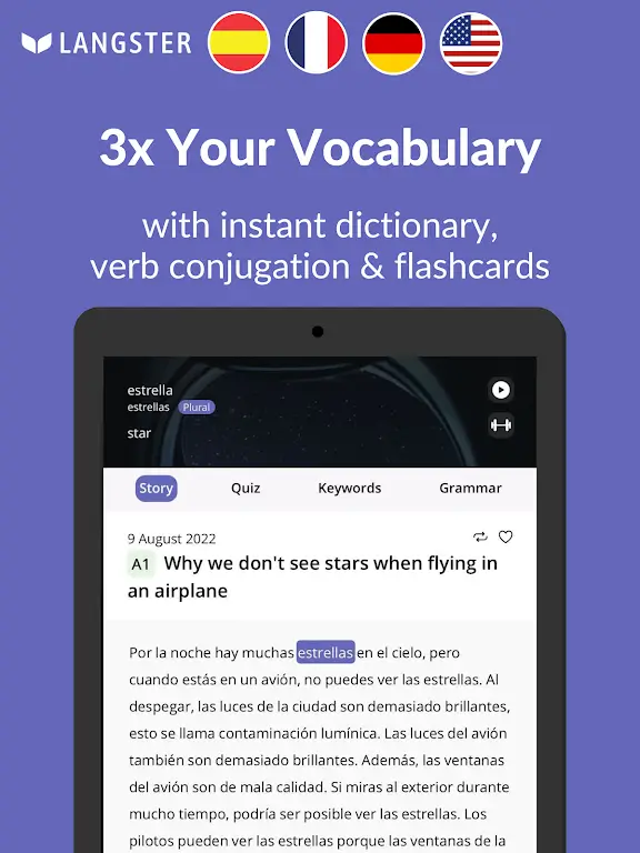 Readle (formerly Langster) Languages screenshot 5