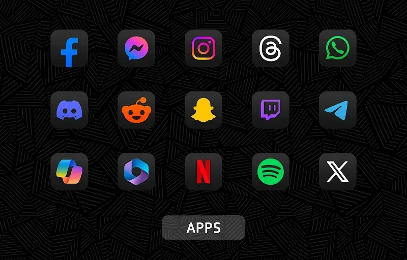 iDarkOS 18 - Icon Pack screenshot 5