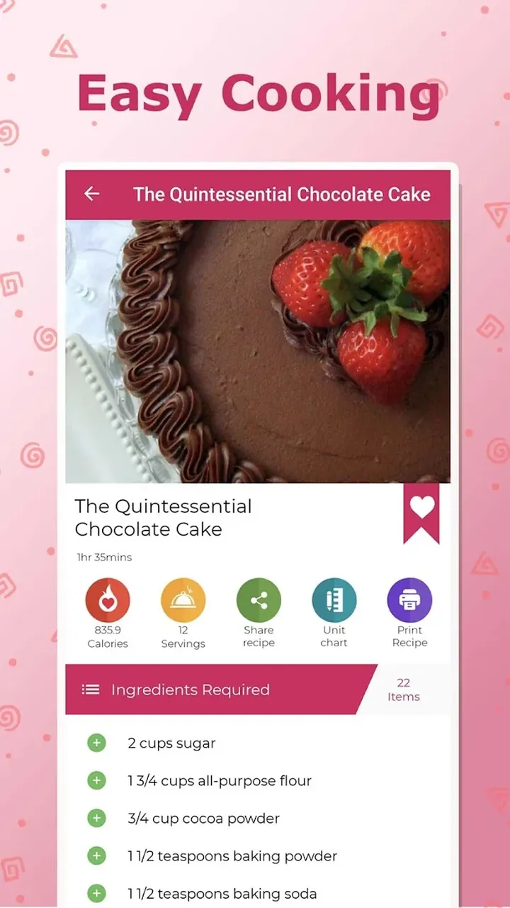 Cake recipes - Baking Cakes screenshot 3
