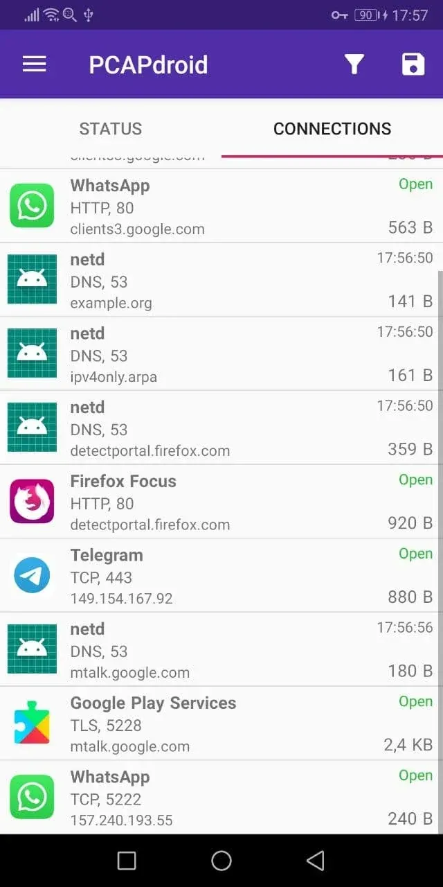 PCAPdroid screenshot 3