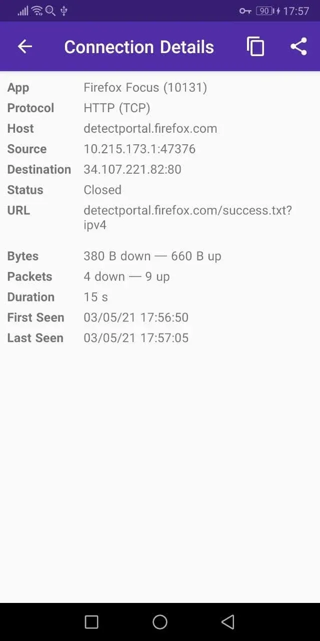 PCAPdroid screenshot 4