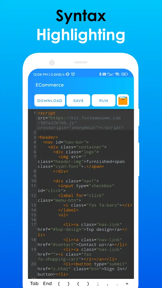 HTML Editor Mobile - AloHTML screenshot 4