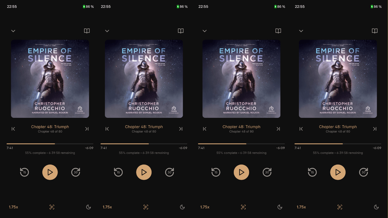 Earleaf - Audiobook Player screenshot 1