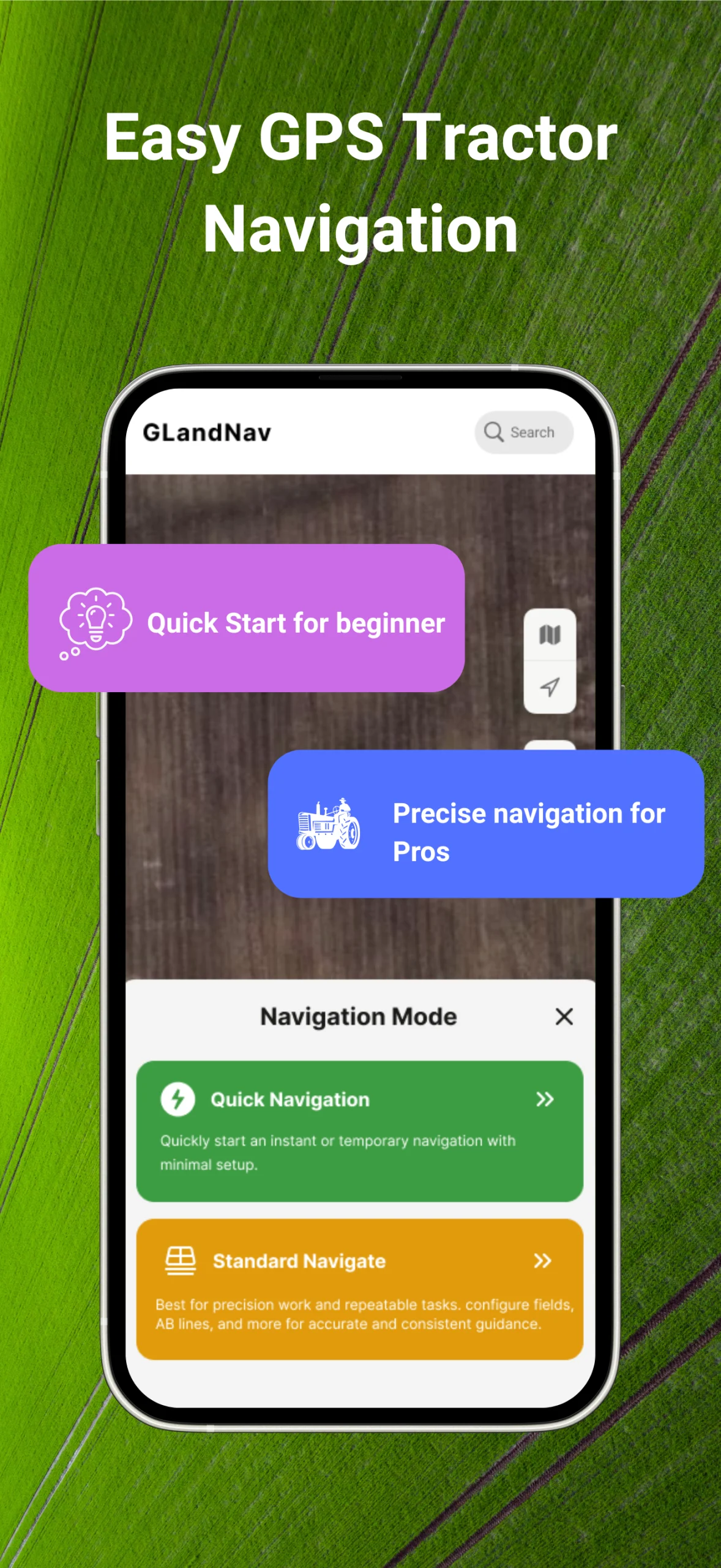 Tractor GPS - GLandNav screenshot 2