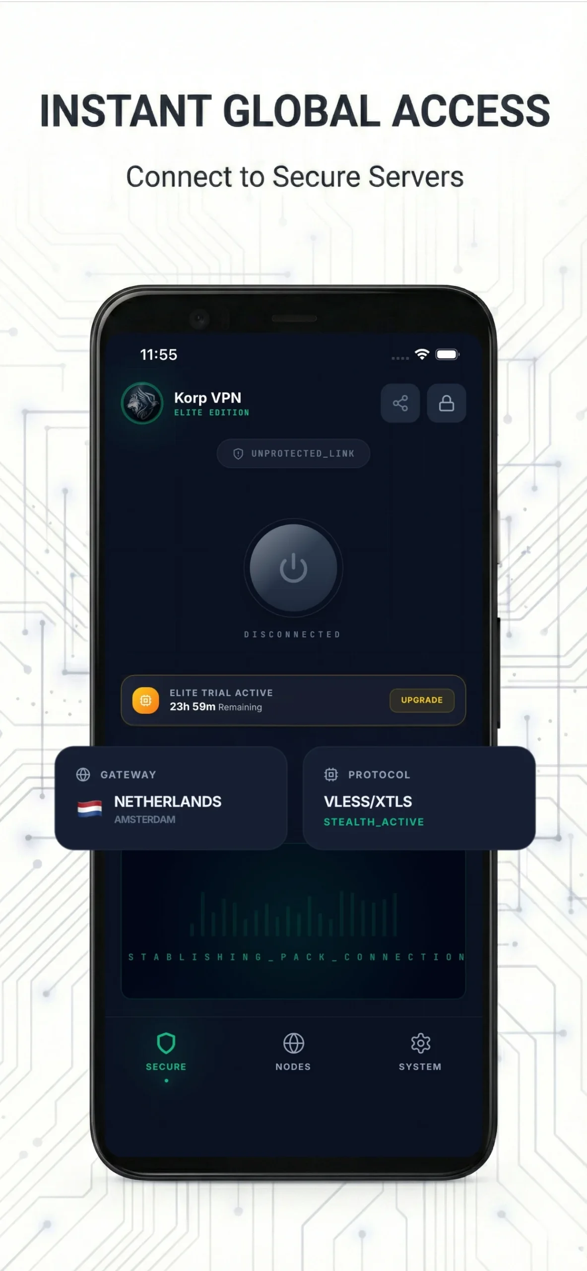 Korp VPN screenshot 5