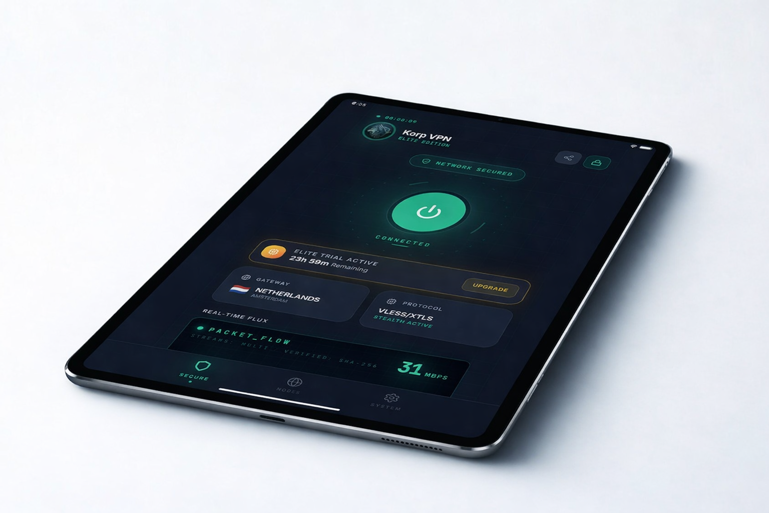Korp VPN screenshot 1