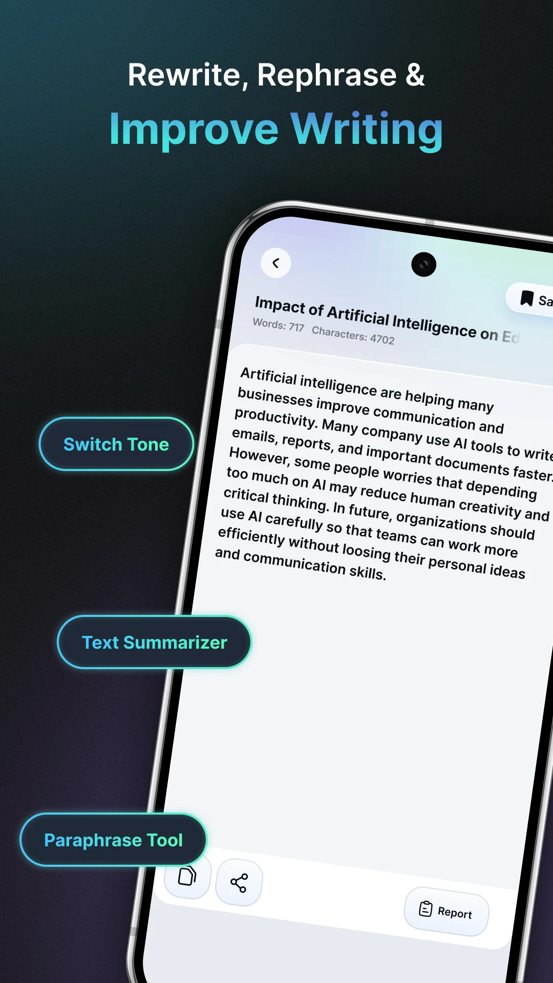 AI Article & Essay Writer screenshot 3
