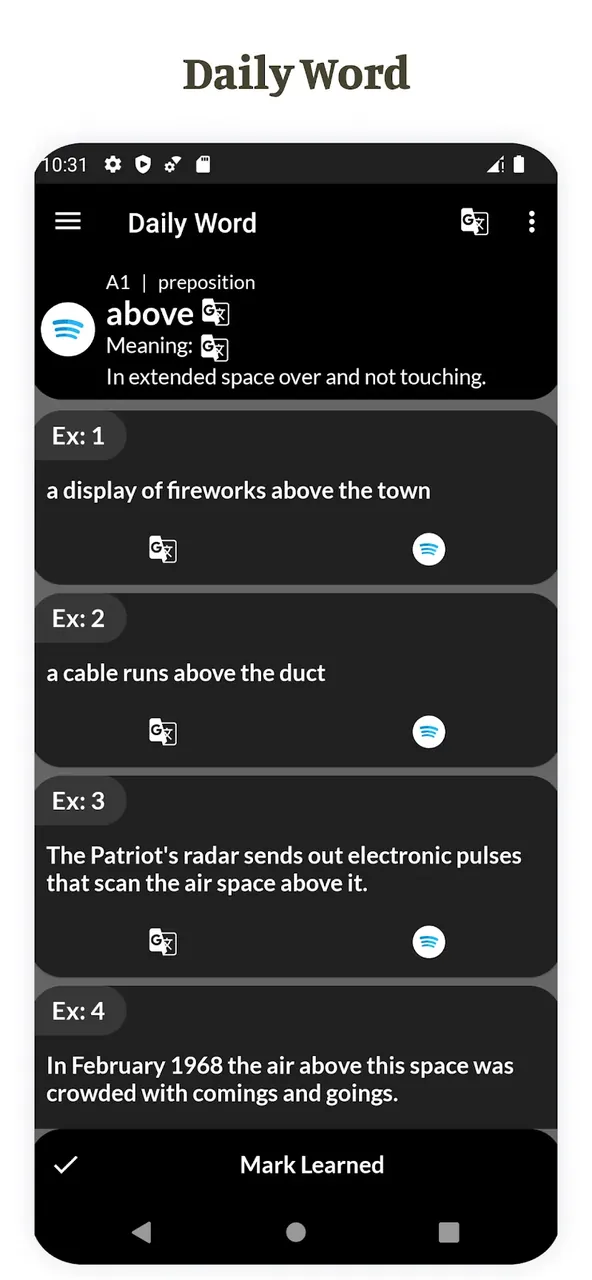 Oxford Vocab screenshot 3