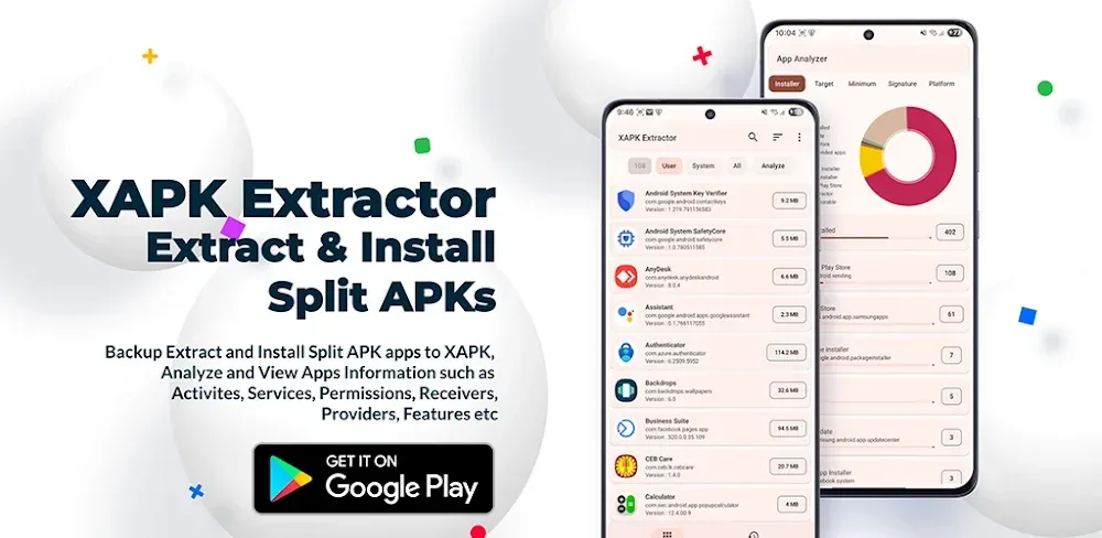 XAPK Extractor & App Analyzer screenshot 1