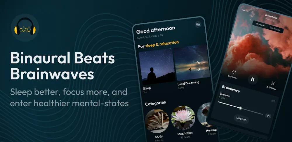 Binaural Beats Brainwaves screenshot 1