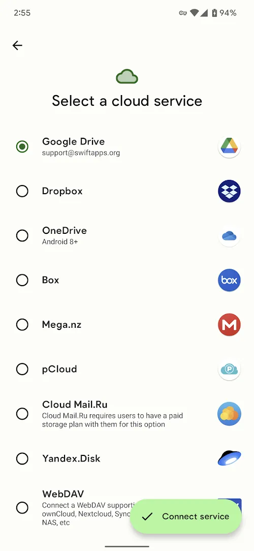 Swift Backup screenshot 3