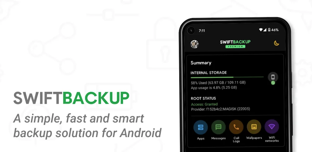 Swift Backup screenshot 1