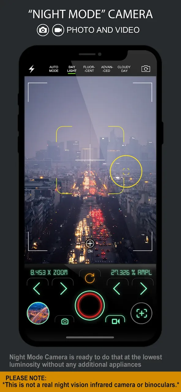 Night Mode Camera Photo Video screenshot 6