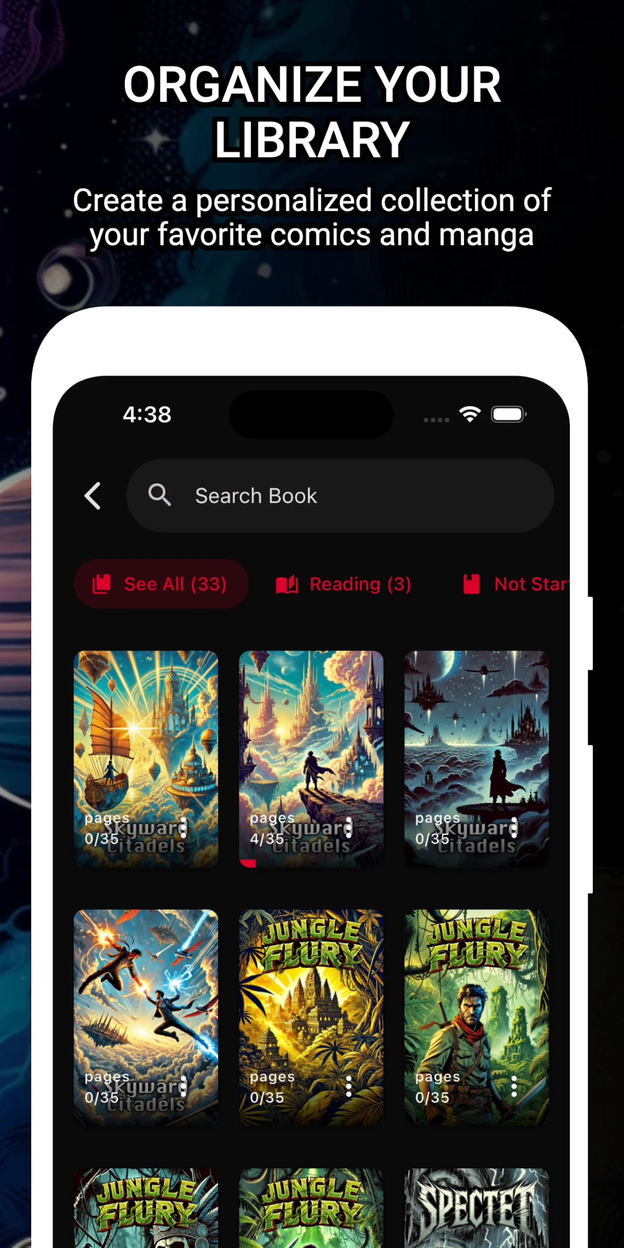 Comic Reader CBR, CBZ & PDF screenshot 4