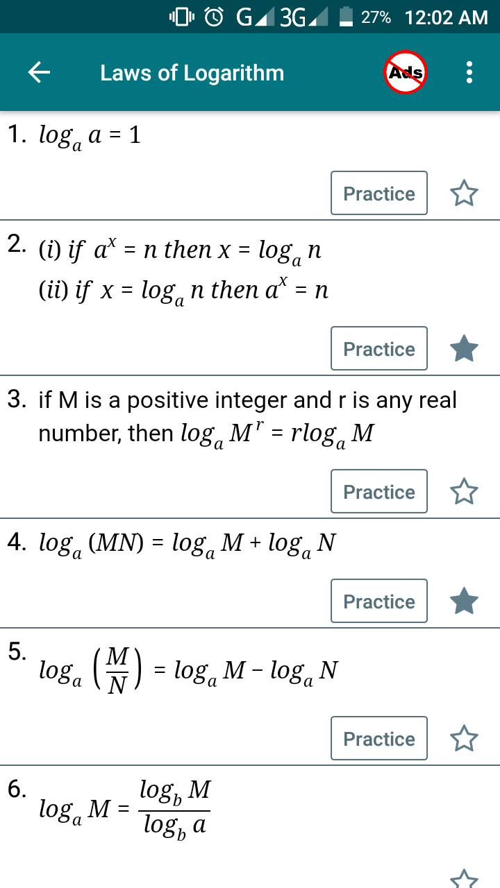 Math Formula with Practice screenshot 3