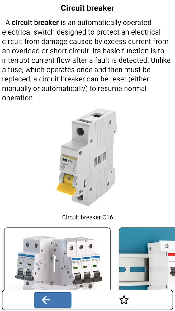 Electricians' Handbook screenshot 3