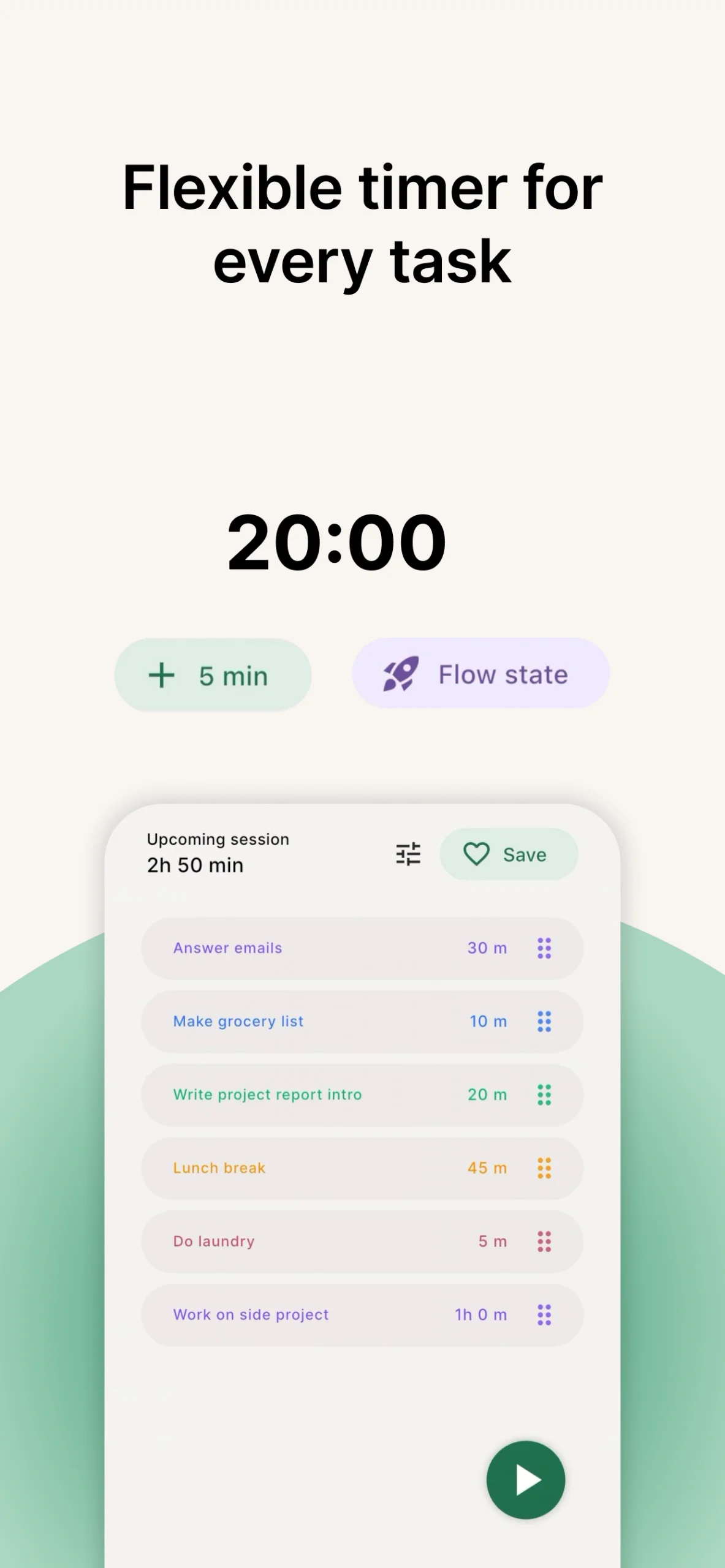 FlowStack - Focus task timer screenshot 3