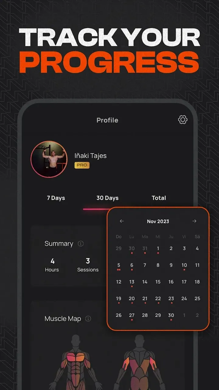 Calisteniapp Workout screenshot 5