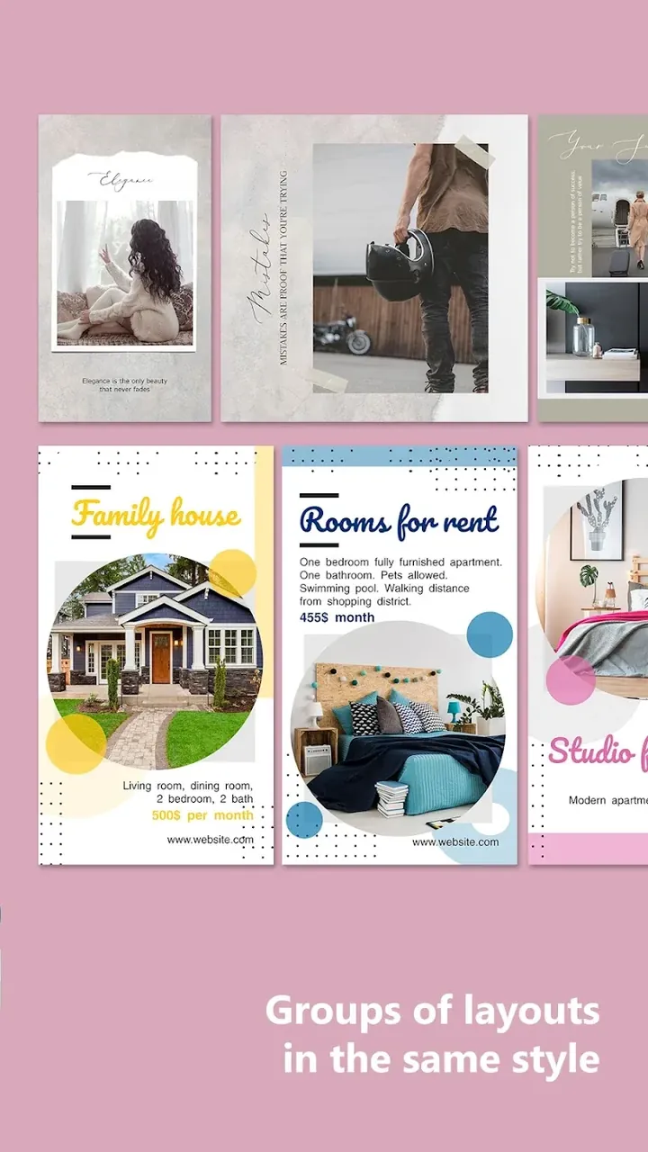 Posters Layout Templates Maker screenshot 4