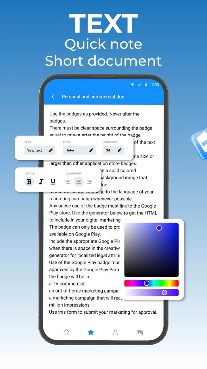 Office Word Reader Docx Viewer (DocxReader) screenshot 6
