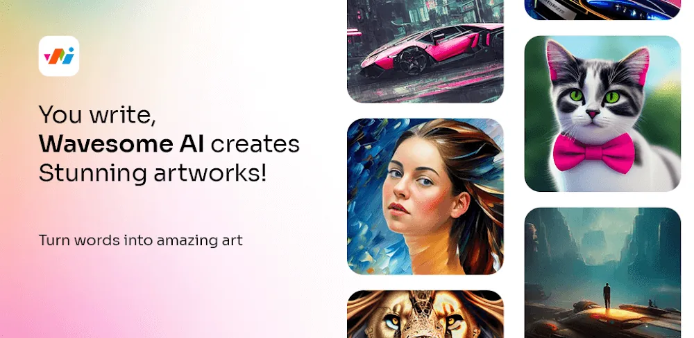 Wavesome.AI Image Generator screenshot 1