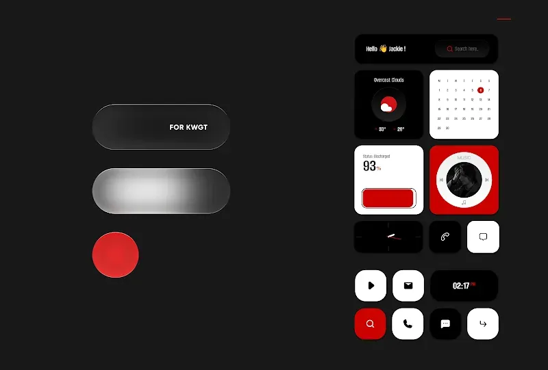 Flux for KWGT preview 2