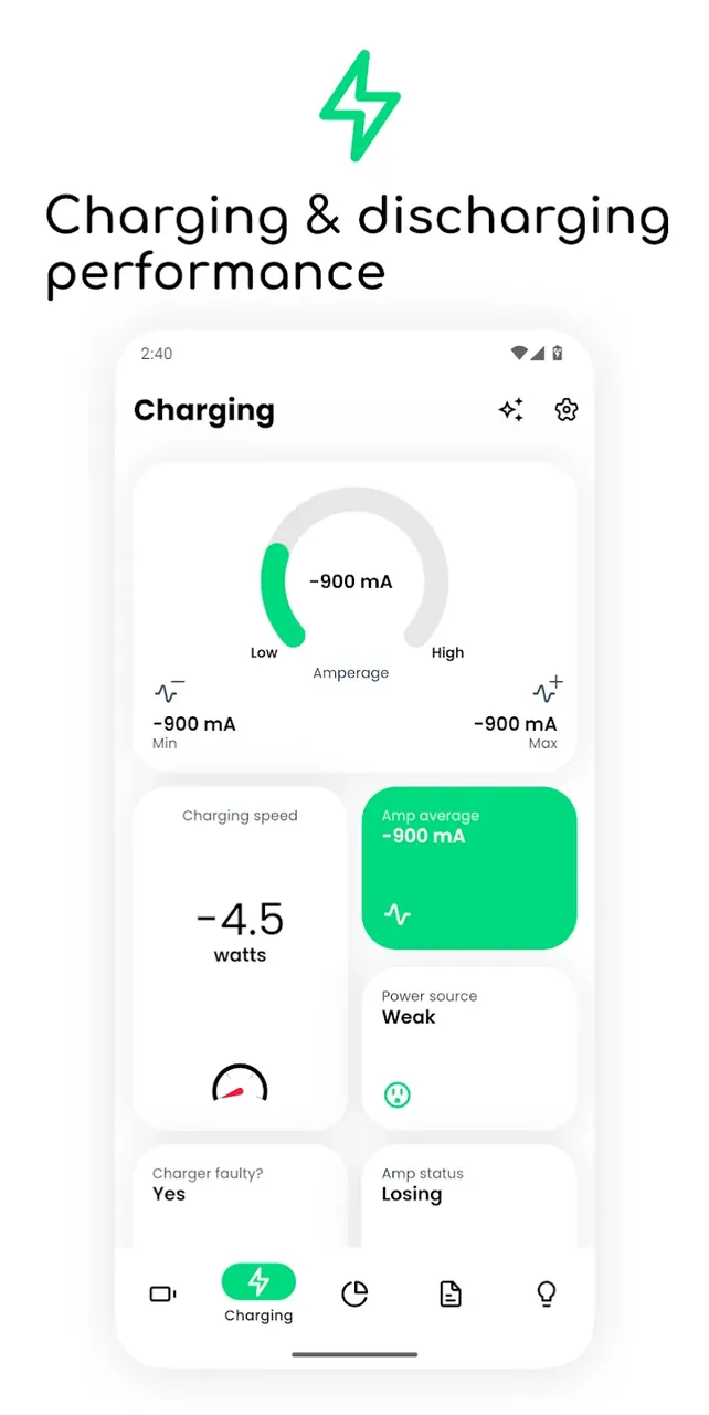 Electron: battery health info screenshot 3