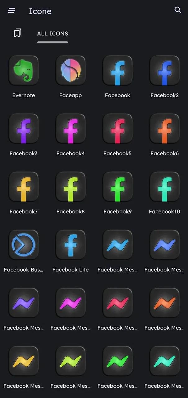 Glossy Dark - Icon Pack screenshot 6
