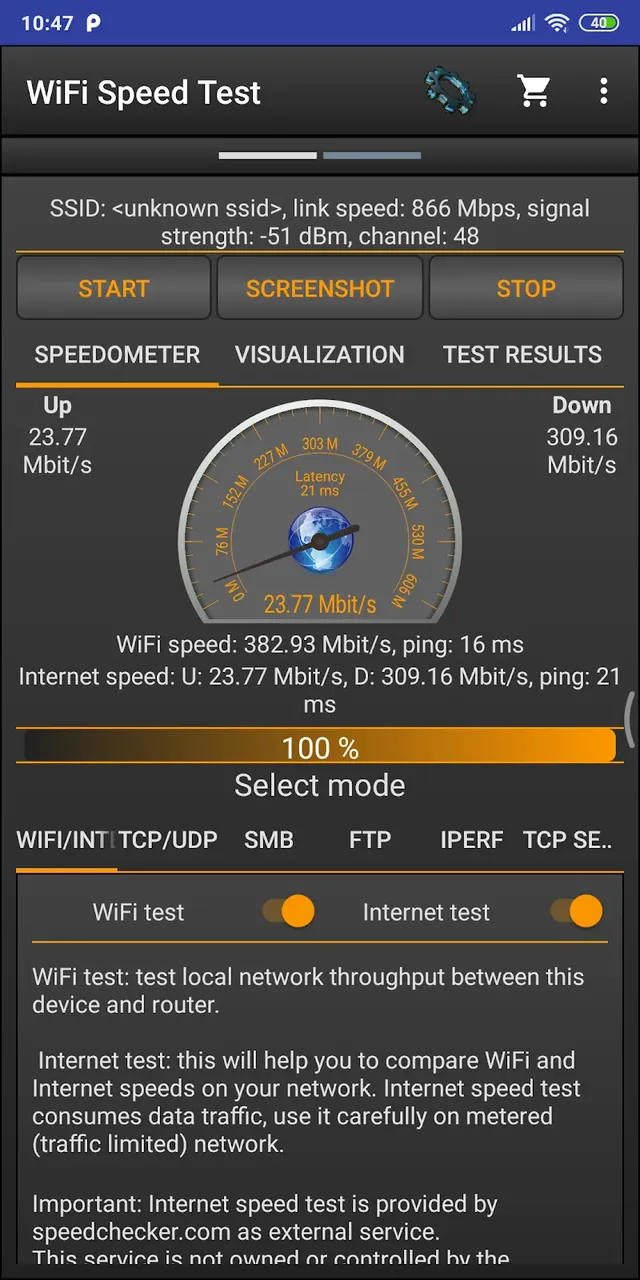 WiFi Speed Test Pro screenshot 2